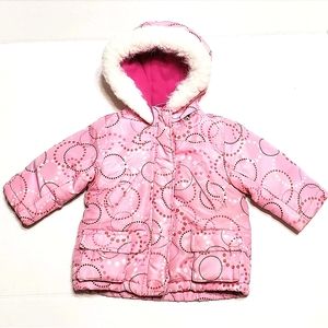 Kiks Girls Winter Hooded Jacket Size 12M